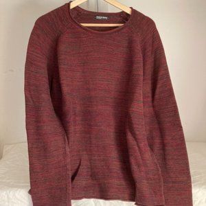 AMERICAN APPAREL FISHERMEN SWEATER MAROON (M)